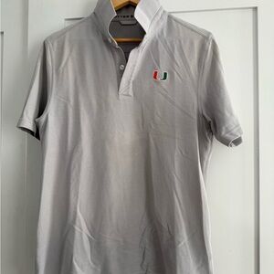 Cutter & Buck Light Gray Polo Shirt